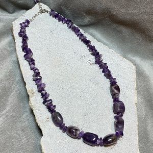 Amethyst Necklace Fashion Stones